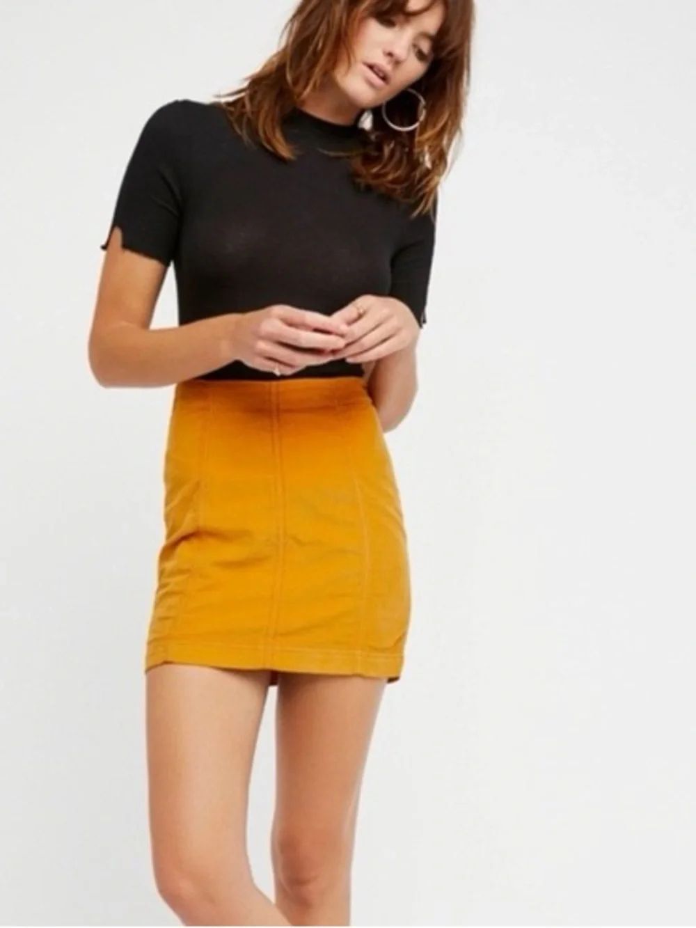 Free People - Modern Femme Corduroy Mini Skirt size 4